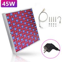 Wolketon 45W Grow Light Lamparas LED Cultivo Interior Full Spectrum Lámpara de Planta Regulable