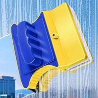 Nettoyeur de vitres magnétique double face, essuie-glace pour vitres, outil de nettoyage, équipement de brosse de lavage coulissante magnétique