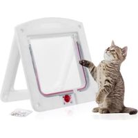 Chatiere pour Chat Chien Cat Flap Door Trappe Chat Porte pour Animaux Chatiere Fenetre Porte pour Chat Chatière Isolante