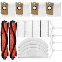 Pièces de rechange pour aspirateur robot Lydsto R1/R1A/R1 Pro/S1 : brosse latérale, filtre HEPA, lingette de nettoyage P Edition 0704