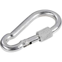 TOOLCRAFT 486747 MOUSQUETON À VIS (L X L) 80 MM X 8 MM