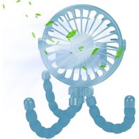 Ventilatore, mini ventilatore portatile a forma di polpo con batteria al litio ricaricabile tramite USB