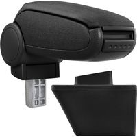 Mittelarmlehne Opel Meriva mit Staufach Textil Schwarz pro.tec
