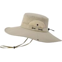 Sun Hat for Men/Women, Waterproof Wide Brim Bucket Hat Foldable Boonie Hat for Fishing Hiking Garden