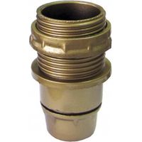 1/2 Gewindefassung E14 TIBELEC, Kunststoff, gold 40 W TIBELEC