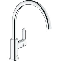 Mitigeur de lavabo chrome 360° rotatif – Bec haut avec mousseur – Installation rapide – Cartouche céramique GROHE LongLife