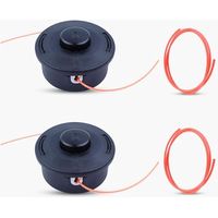 Tête de Coupe Autocut 25-2 pour Stihl FS 55 55 C 56 56 C FS 70 C FS 87 FS 90 FS 94 FS 100 FS 120 FS 130 FS 250 FR 450 avec 2 Tête Oeillets pour Débroussailleuse/Coupe-Bordures