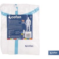 Combinaison de protection avec capuche, en polypropylène, conforme à la norme EN ISO 27065, taille XL