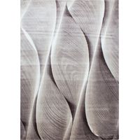 ARIA - Tapis Graphique à effet vagues (Beige - 200x290cm)