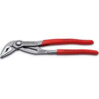 KNIPEX 87 51 250 SB Cobra® ES Water Pump Pliers extra-slim with non-slip plastic coating grey atramentized 250 mm
