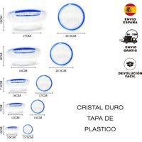 Cristal Redondo Hermético con Válvula 13,5cm 400 cc