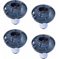 4pcs Filtre à cartouche compatible pour aspirateur RH9890WO/RH9879WO/X-FORCE FLEX ZR009007
