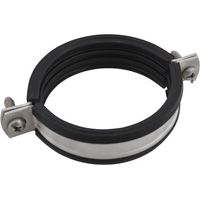 BIS Bifix-Edelstahl-Schelle 1301 mit Einlage DIN 4109 Gewinde M8 30-35mm