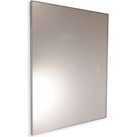 Specchio bagno personalizzato su misura con cornice cromata lucida fino a 110 cm fino a 40 cm