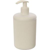 Distributeur de savon en plastique blanc crème colorado