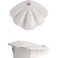 Wiederaufladbare smarte LED-Lampe mit Bewegungssensor, magnetisches Nachtlicht ohne Verkabelung, Wandleuchte für den Innenbereich, Türnummernleuchte (Weiß)