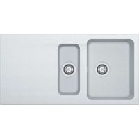 Franke Orion - Fregadero de tectonite OID 651, 100x51 cm, blanco 114.0288.591
