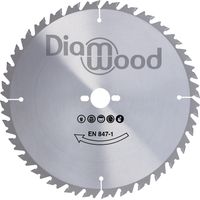 Lame de Scie Circulaire Débit HM D. 350 x Al. 30 x ép. 3.5/2.5 mm x Z32 Anti-Recul pour Bois de Chauffage - Diamwood