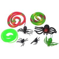 8 jouets araignées