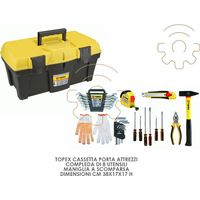 Topex Toolbox Kit porte-outils avec 8 mallettes