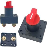 Ensemble de 2 interrupteurs de déconnexion de batterie 12V/60V 300A, interrupteurs de déconnexion de batterie principaux pour bateau, voiture, moto, véhicule tout-terrain, camion.