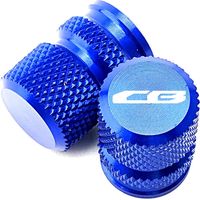 (Bouchons de valve bleus) Compatibles avec les modèles HONDA CB500X, CB650R, CB500F, CB125R, CB300R, CB400X et CBR650R. Extension de béquille latérale et repose-pied pour moto CB 500X et 650R Maxpower