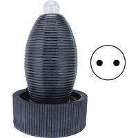 Vase chinoise en résine, fontaine d'eau décorative Feng Shui pour bureau et maison, prise EU 220V, décoration de table