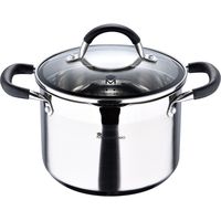 Olla 4 l de acero inoxidable con tapa foodies ø20 x 14 cm