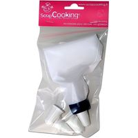 Poche à douille avec 4 douilles ScrapCooking