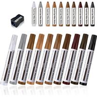 Kit de réparation de meubles en bois (21 stylos et bâtons de cire) pour éliminer les rayures et les taches