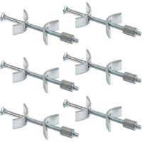Raccord de plan de travail – connecteur pour meubles, 100 mm, lot de 6 – joint d'étanchéité pour plan de travail de cuisine – vis de fixation pour meubles – matériel de montage – solution sûre et stab