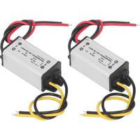 Convertisseur de tension Buck 2 pièces, régulateur DC 8-50V à 5V 3A 15W pour voiture, bateau, Yacht, chemin de fer, Aviation.