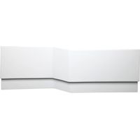 Siko 160x56 cm Beata Plus tablier de baignoire acrylique positionnement droit, blanc (BEP1600P)