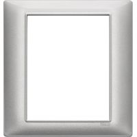 VIMAR - 14668.27 Placca 8M tecnopolimero Silver