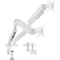 Soporte de Mesa con Contrapeso para 2 Monitores Aisens DT32TSR-439/ Giratorio/ Inclinable/ hasta 9kg