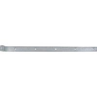 Penture droite zinguée – 600 mm x 35 mm – avec gond Ø14 mm – Bout arrondi – Acier galvanisé – Marque Alberts