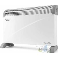 Radiador Convector Eléctrico Orbegozo con turbo, 750W-1.250W-2000W, Termostato, Bajo Consumo, Calefactor eléctrico
