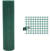 RETE ELETTROSALDATA PLASTIFICATA 12 x 12 Filo Ø mm. 1,2 - H. cm 60 x mt. 25