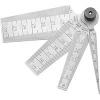Taper Gauge Set Stainless Steel Taper Gauge 1 Set Stainless Steel Welding Taper Thickness Gauge Rulers Hole Inspection Tool
