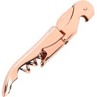 Ouvre-bouteille en acier inoxydable - Or rose - avec coupe-capsule