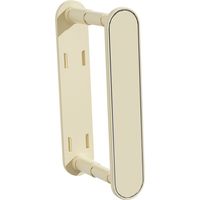 Organisateur mural de cintres en plastique extensible, sans perçage, pliable, pour dressing et buanderie, couleur crème.