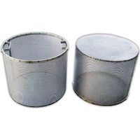 Cestello Forato Acciaio Inox con Manici 48 x 39
