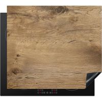 Induction Hob Protector Wood - Brown - Wood look 60x52 cm