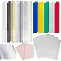 106 baguettes de soudure en plastique pour pare-chocs de voiture et kayak avec renfort en maille d'acier inoxydable Daily Plasti