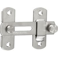 Verrou de porte coulissante, verrou de porte, verrou à bascule, verrou à tension, verrou à pêne avec vis pour