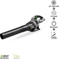 Souffleuse à feuilles pour entretien jardin débit 1300 m3/h vitesse air 313km/h EGO LB7650E sans chargeur ni batterie