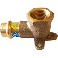 GOMITO FLANGIATO F X FIL. RP ACQUA/GAS Misura: Diam. 18 x 1/2