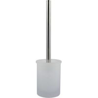 Escobillero con portavasos YOKO Misty White Spirella