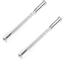 Cyclingcolors – Lot de 2 vis relieuse M4 sécables 35 à 65mm – Nickelé pour assemblage de meubles – Pour bois dur et teck – Vissage rapide en série