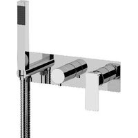 SET MISCELATORE A INCASSO A 3 VIE VASCA DOCCIA LINEA ICON Misura: Cromo